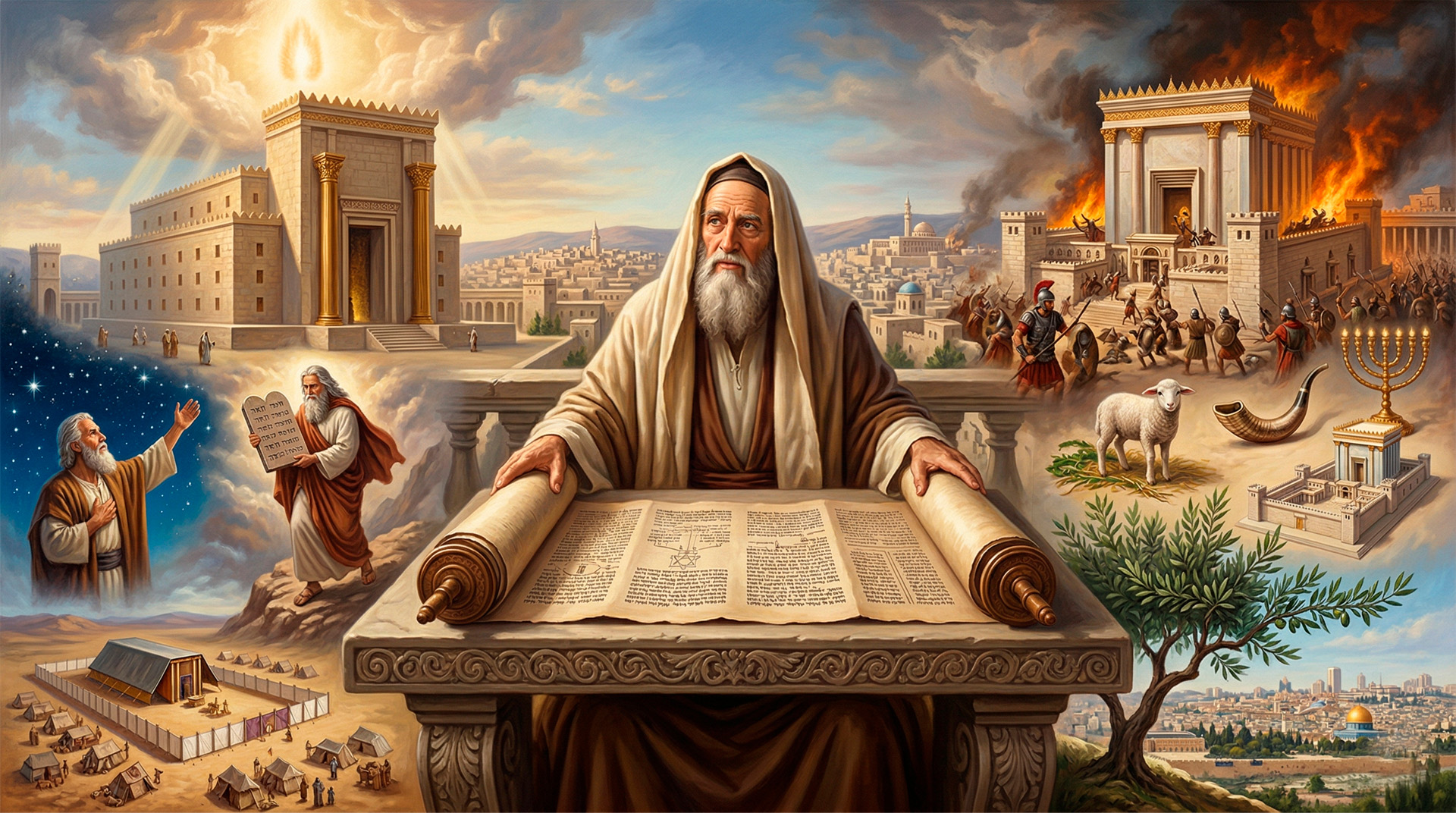 El Judaísmo del Antiguo Testamento: La Torá, Abraham, Israel y los Dos Templos